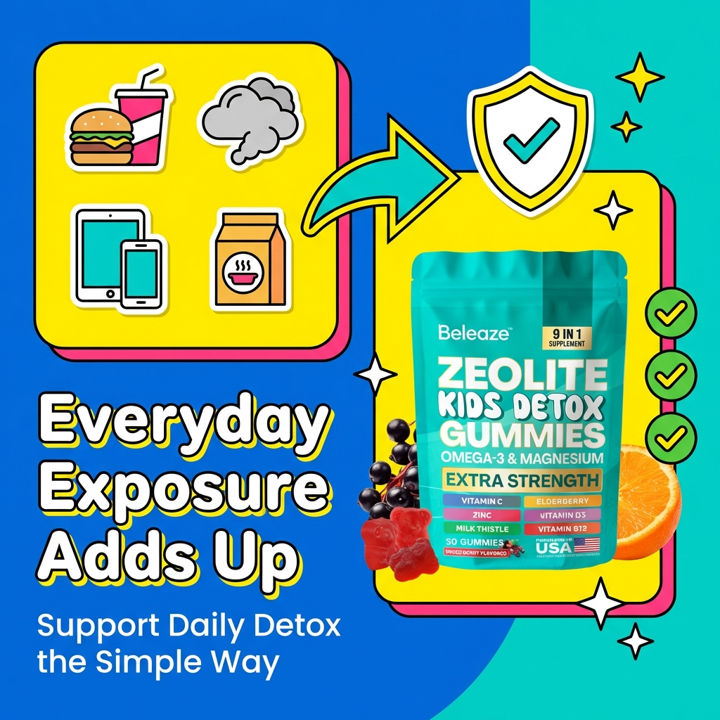 Kids Detox & Multivitamin Gummies